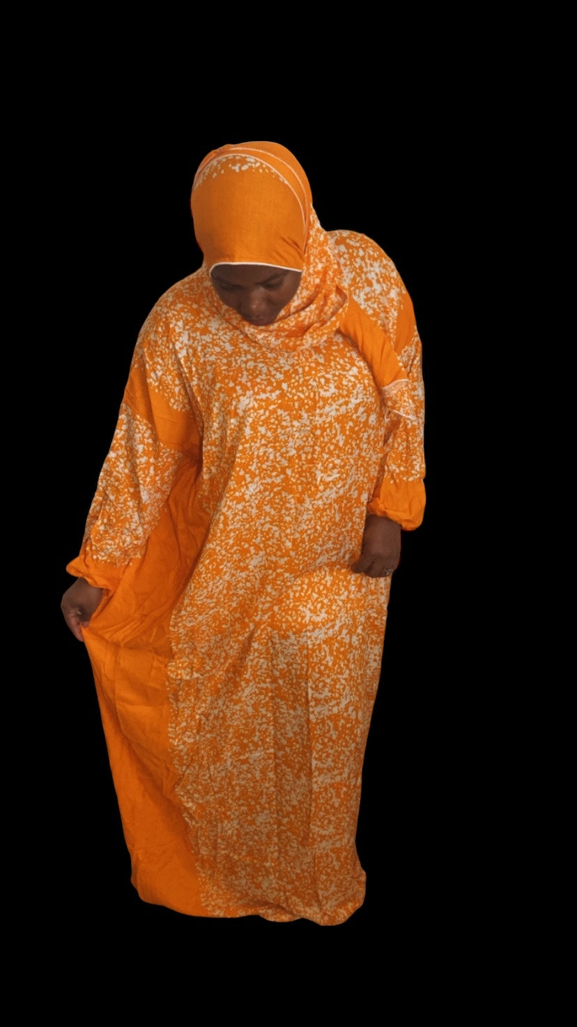 Orange Prayer Garment