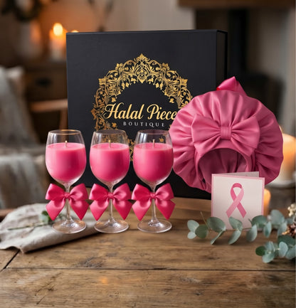 Pink candle box