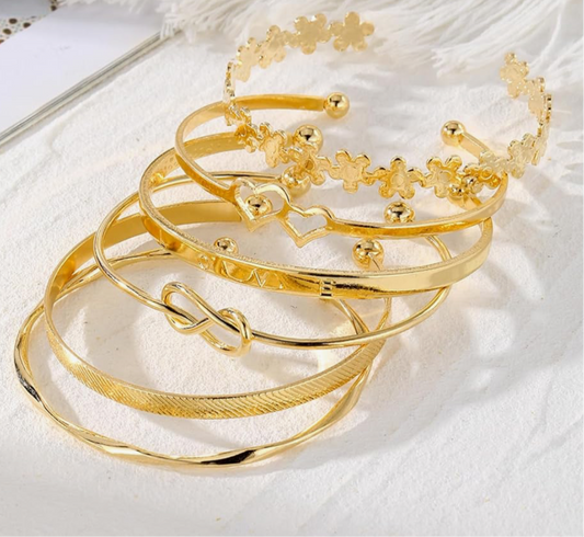 Gold bangles