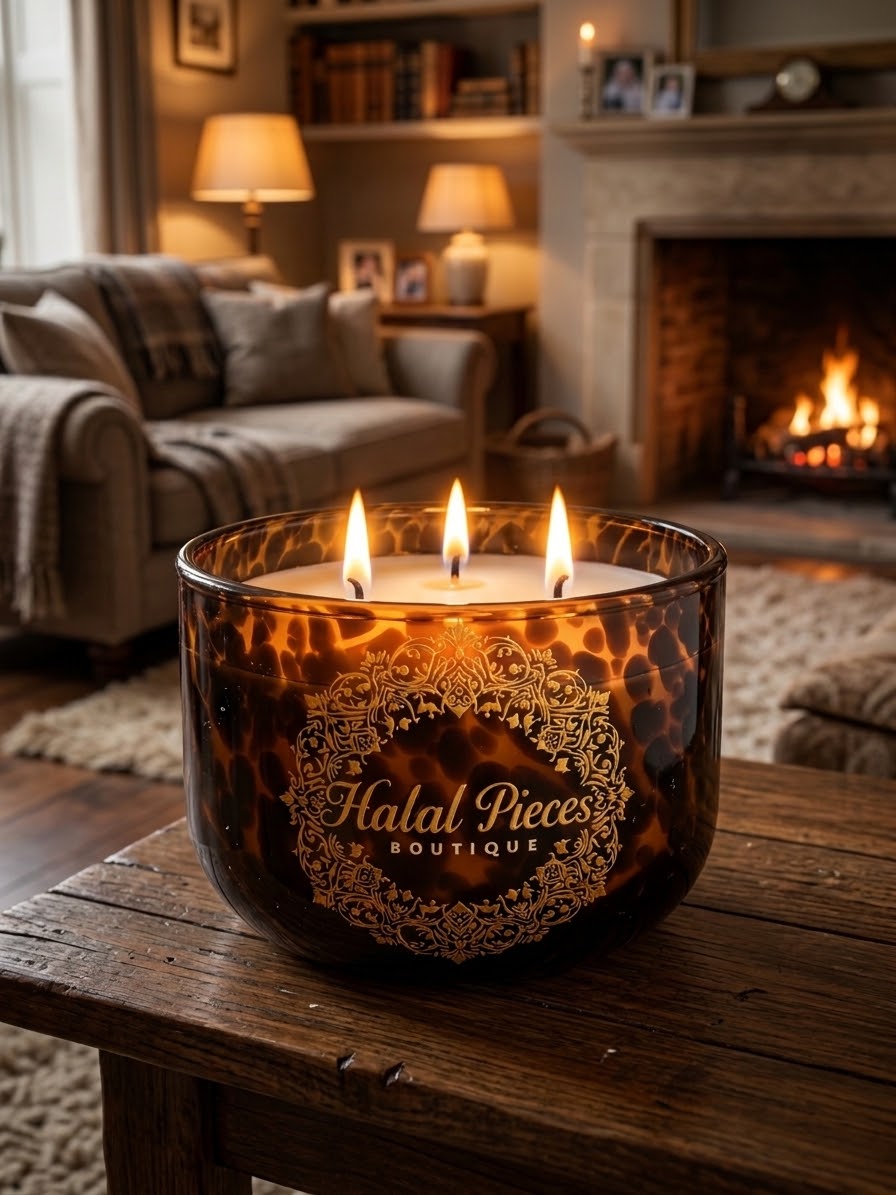 Leopard Print 3-Wick Candle