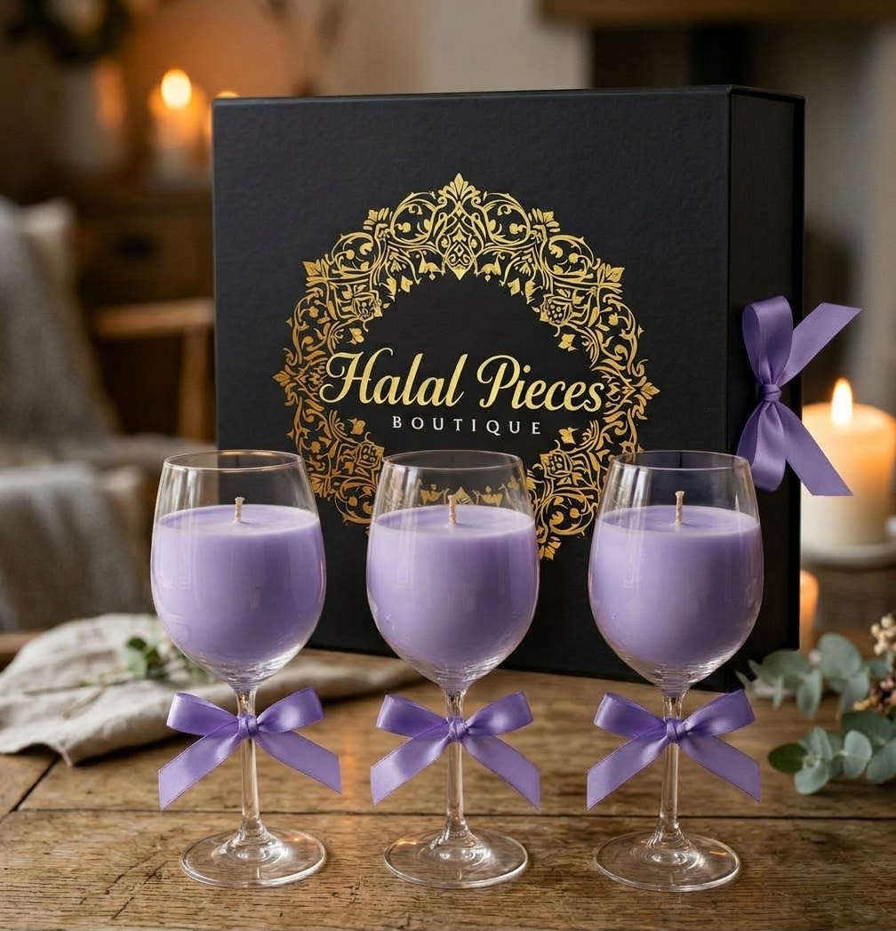 Luxury Glass Candle Set