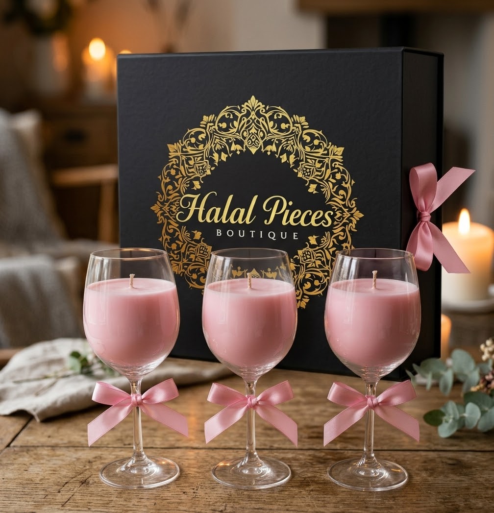 Luxury Glass Candle Set