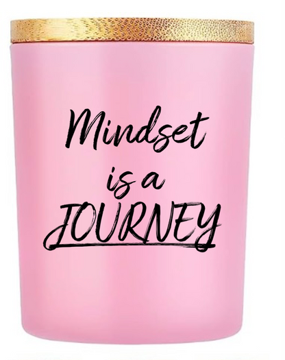 Mindset is a journey scented candle
