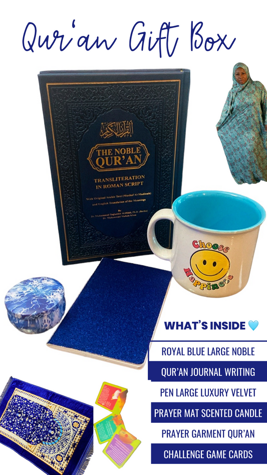 Royal Blue Quran Gift Box