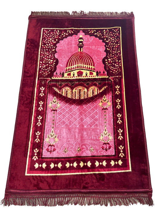 Luxury Velvet Islamic Prayer Rug