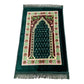 Luxury Green Velvet Prayer Rug