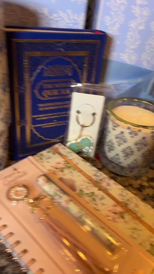 Royal blue Quran gift box