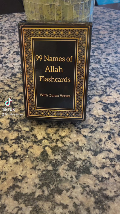 99 Names of Allah flash cards